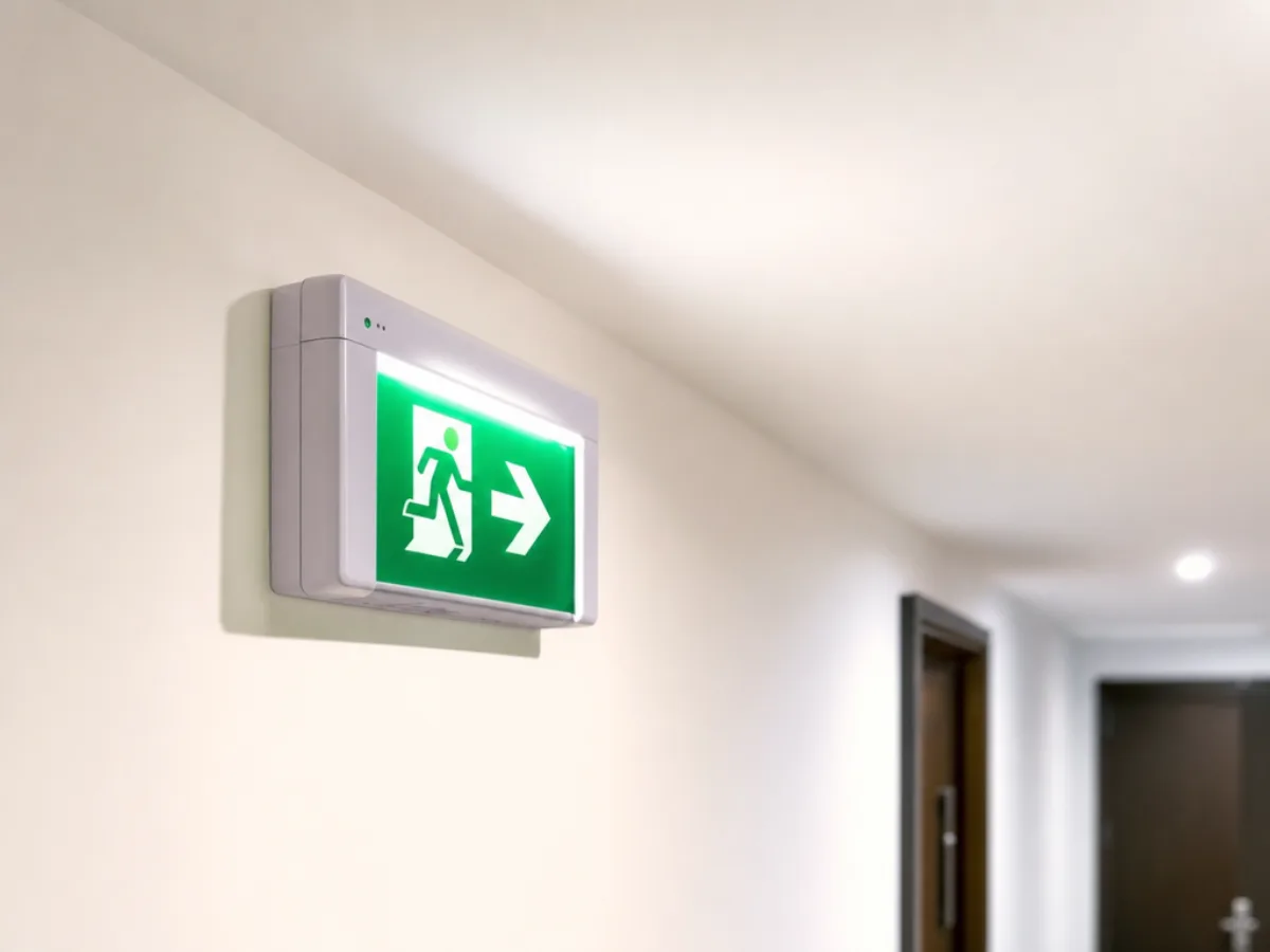 Emergency lighting test & certificate