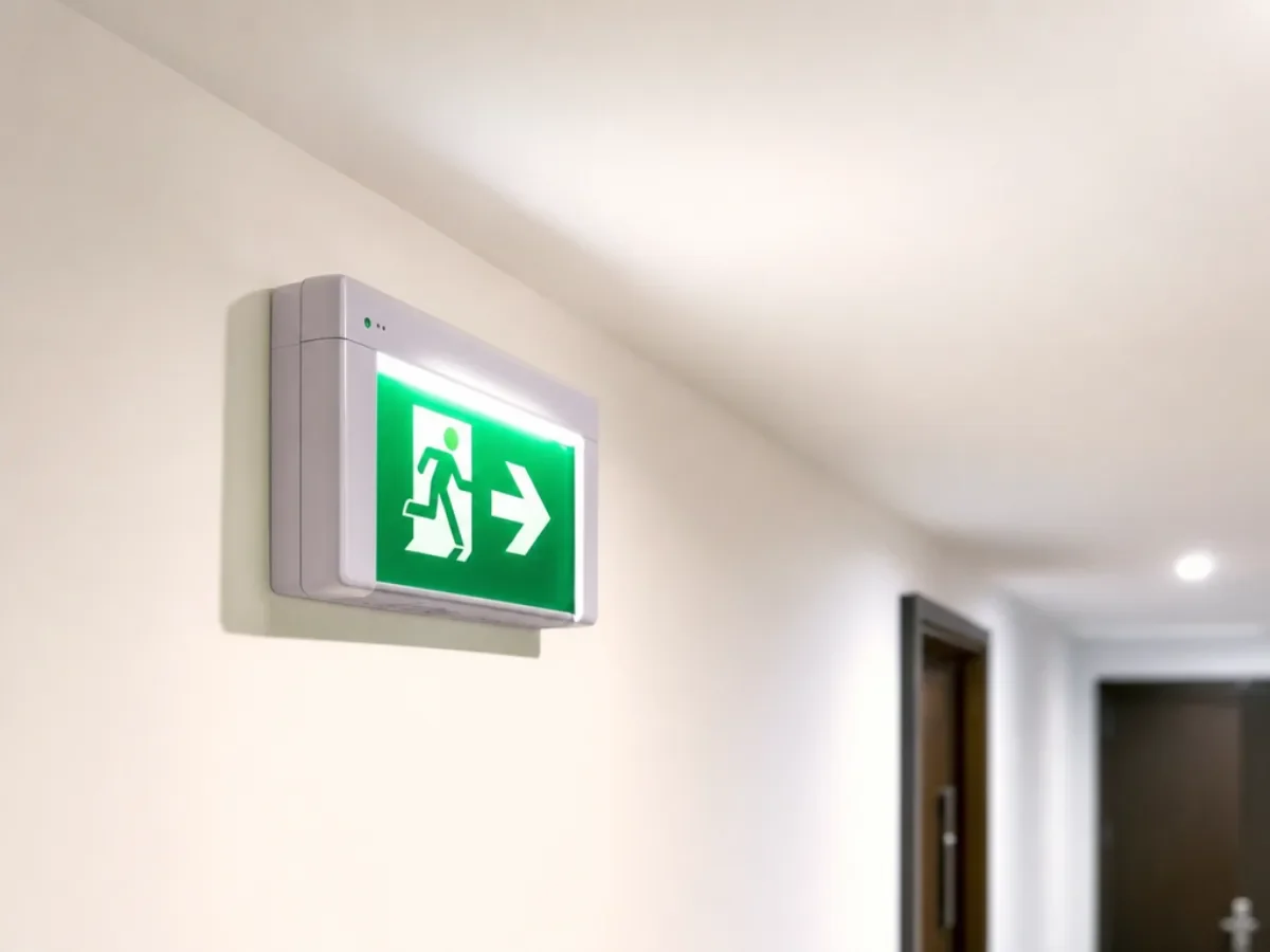 Emergency lighting test & certificate carried out by an electrician by TMB Electrics